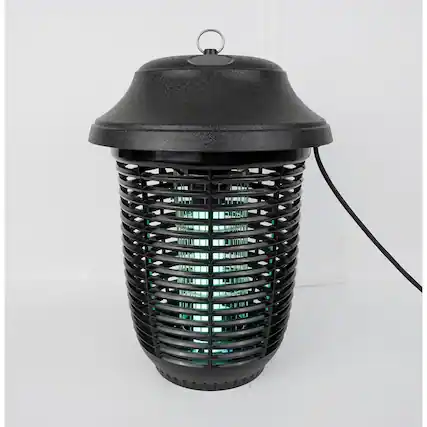 Front. Flowtron - Outdoor Bug Zapper, 3000V Electric Insect Killer, 2000 Sq Ft Coverage, Patio & Yard - Black.