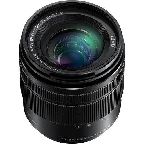 G VARIO 1:3.5-5.6/12-60 ASPH. 58 POWER OIe LUMIX 60 50 40 O W 0.25m/0.82ft