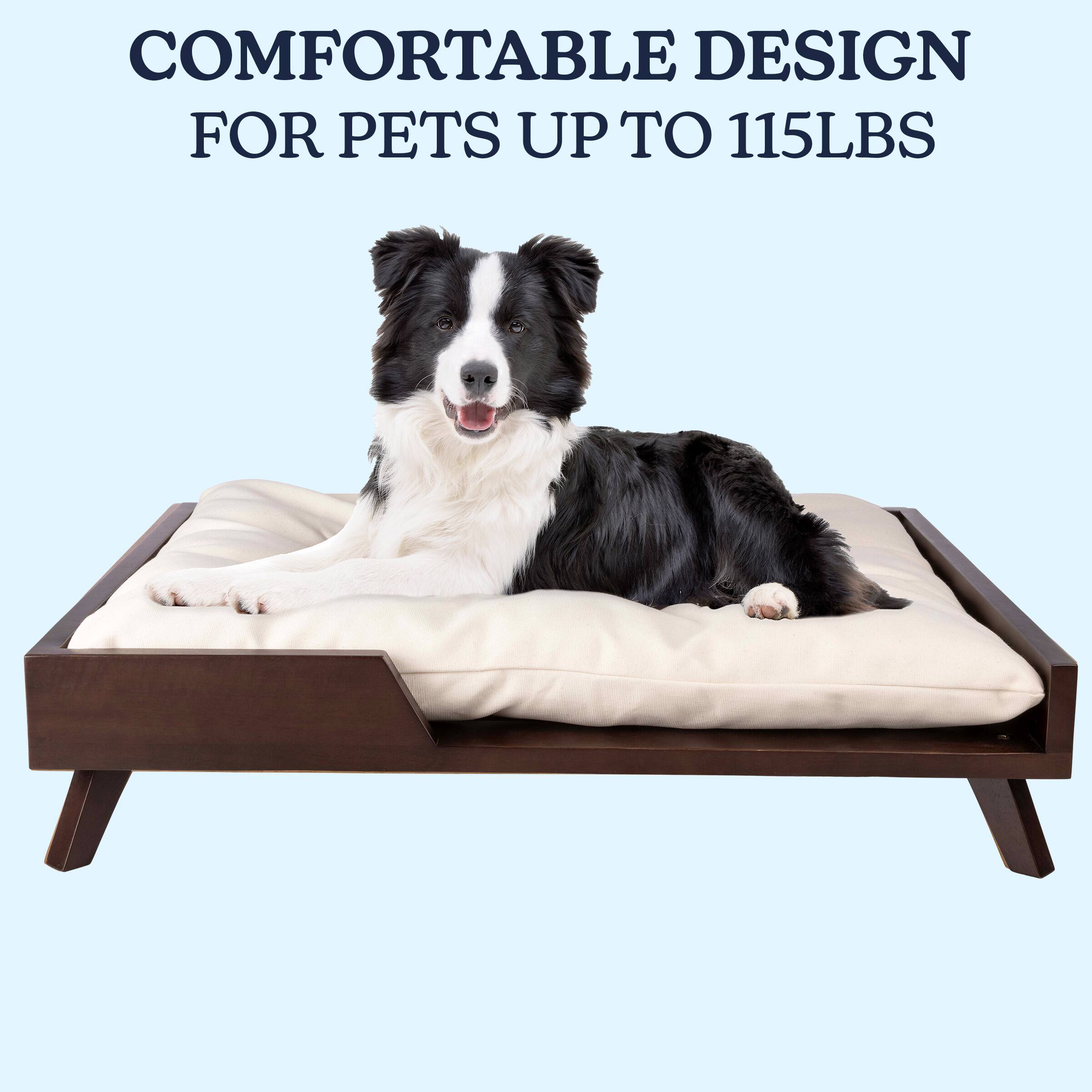 COMFORTABLE DESIGN  
FOR PETS UP TO 115LBS