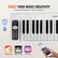 BOOST YOUR MUSIC CREATIVITY
Seamless Bluetooth 5.0 / MIDI Connectivity
PORTABLE PIANO
CHG / IND
888
Chord
Sustain
Demo
Tone
Tempo
Trans
Ry
Garageband
Perfect Piano
POPiano