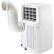 Alt View Zoom 25. Honeywell - Classic 500 Sq. Ft. Portable Air Conditioner with Dehumidifier - White.