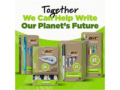 Together We Can Help Write Our Planet's Future

BIC Eco
56
10

BIC Eco
51
36

BIC Eco
81
24