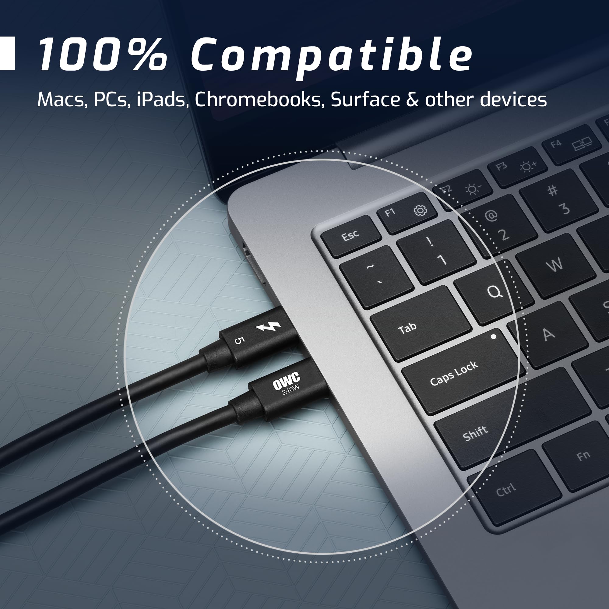 100% Compatible  
Macs, PCs, iPads, Chromebooks, Surface & other devices