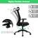 Highly Flexible Armrest 90 90 Work 105 100 Rest 105 Nap - 1 2 360 3" 1 2 Press to adjust the backrest Lift up to adjust the seat height