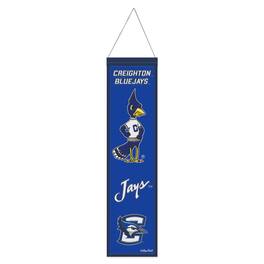 WinCraft - Creighton Bluejays 8" x 32" Wool Evolution Banner - Multicolor