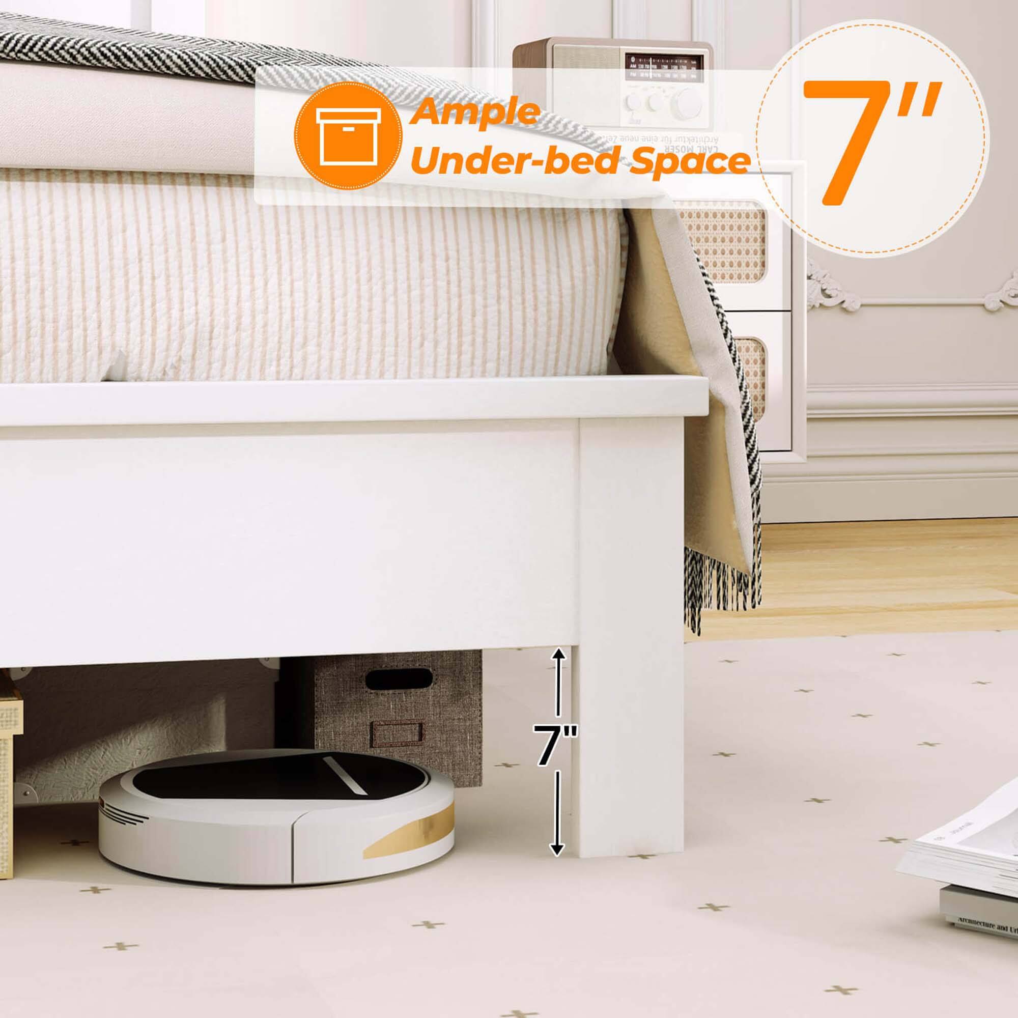 Ample Under-bed Space 7" 7" - 1