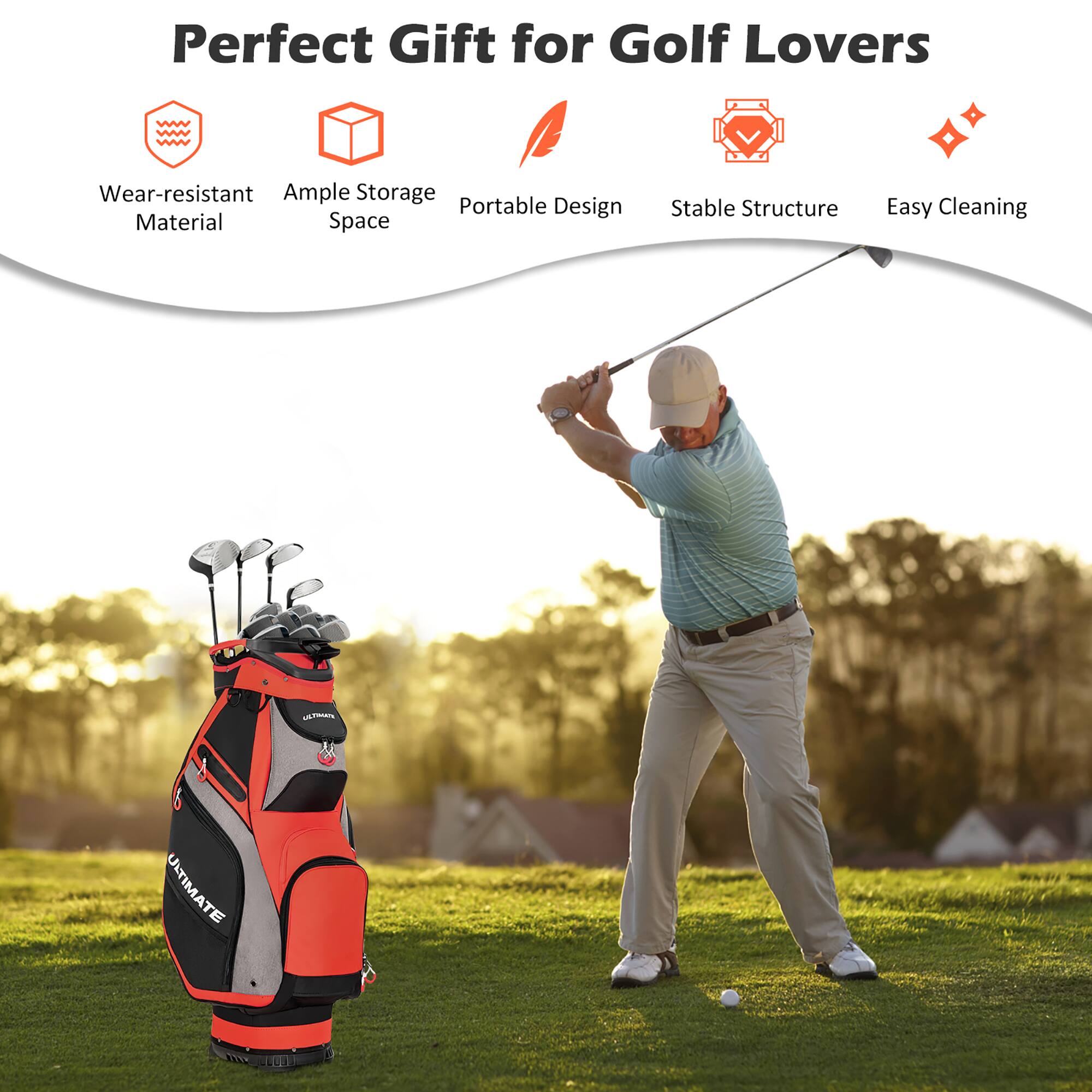 Perfect Gift for Golf Lovers

- Wear-resistant Material
- Ample Storage Space
- Portable Design
- Stable Structure
- Easy Cleaning
