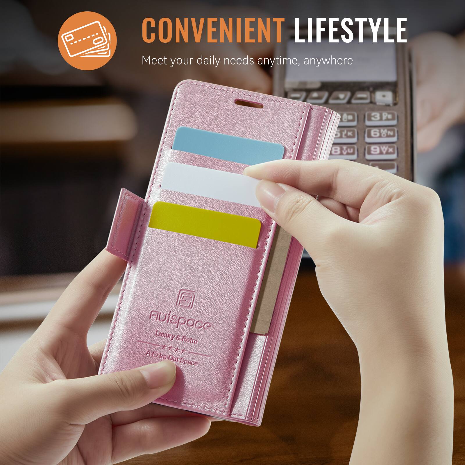 CONVENIENT LIFESTYLE  
Meet your daily needs anytime, anywhere  

Auispace  
Luxury & Retro  
A * Extra Out Space
