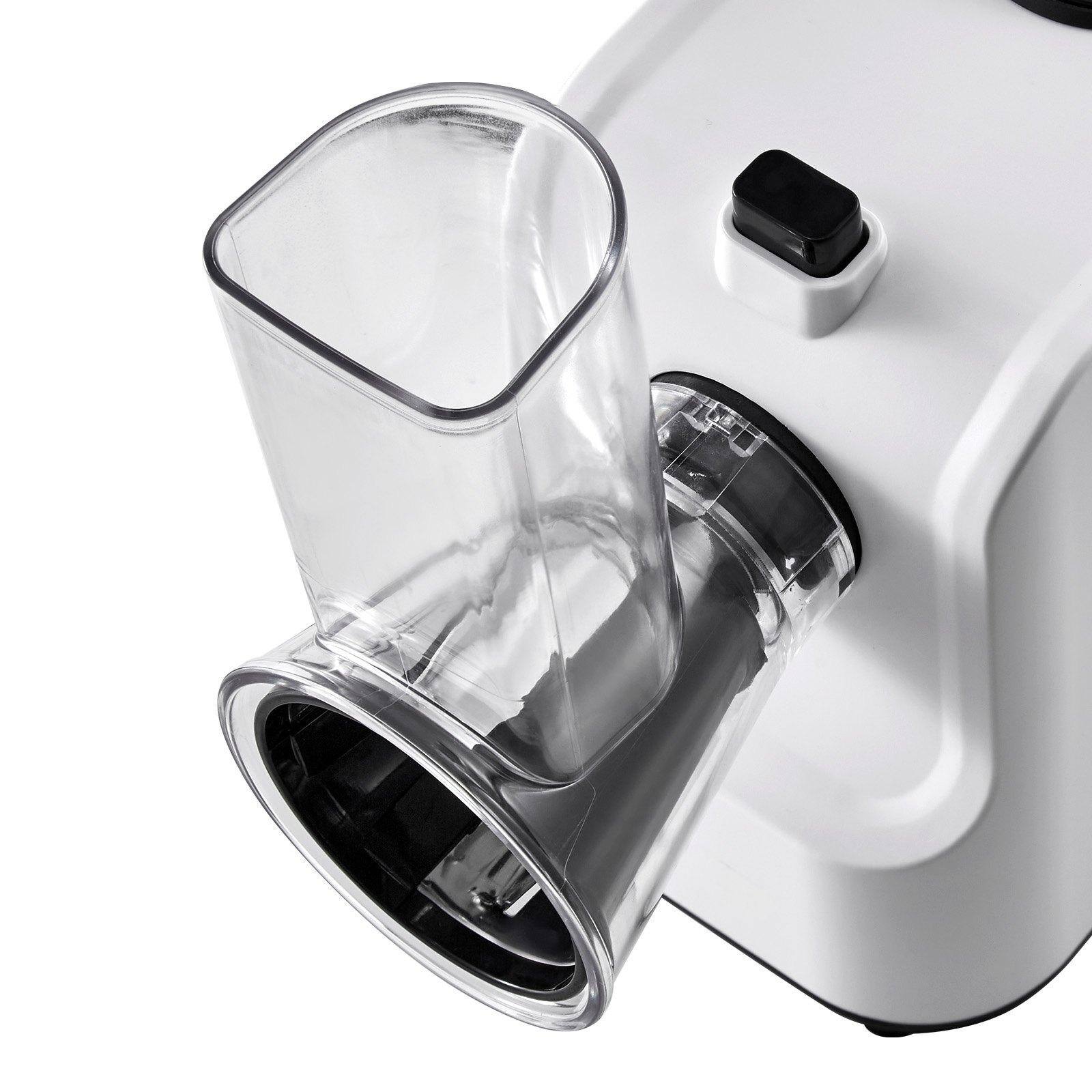 Alt View 10. Glintex - Electric Cheese Grater 200W Salad Maker Vegetable Slicer 5 Attachments Stainless Cutters & Slicers Kitchen.