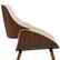 Alt View 14. Simpli Home - Malden Mid Century Modern Bentwood Dining Chair with Wood Back in Cream Faux Leather - Cream.