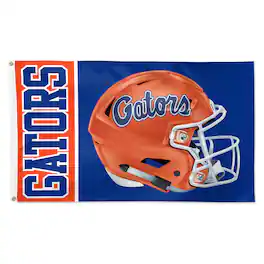 WinCraft - Florida Gators 3' x 5' Helmet Deluxe Single-Sided Flag - Multicolor