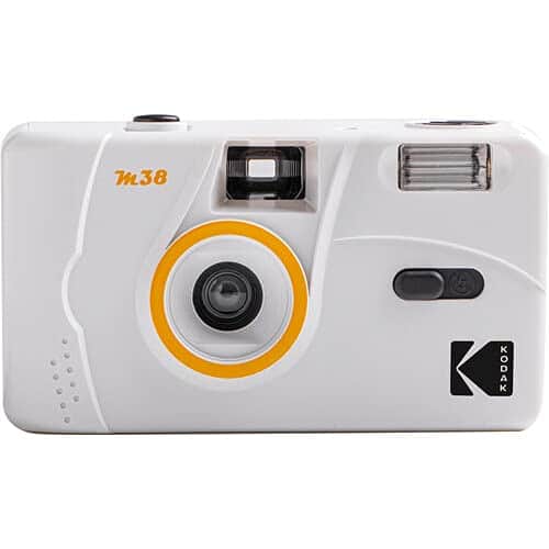 Kodak - M38 35mm Film Camera - Focus Free, Powerful Built-in Flash, Easy to Use - Clouds White