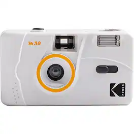 Kodak - M38 35mm Film Camera - Focus Free, Powerful Built-in Flash, Easy to Use - Clouds White