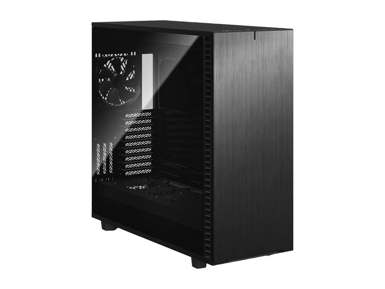Alt View 8. Fractal Design - Fractal Design Define 7 XL E-ATX Silent Full Tower Case - Black.