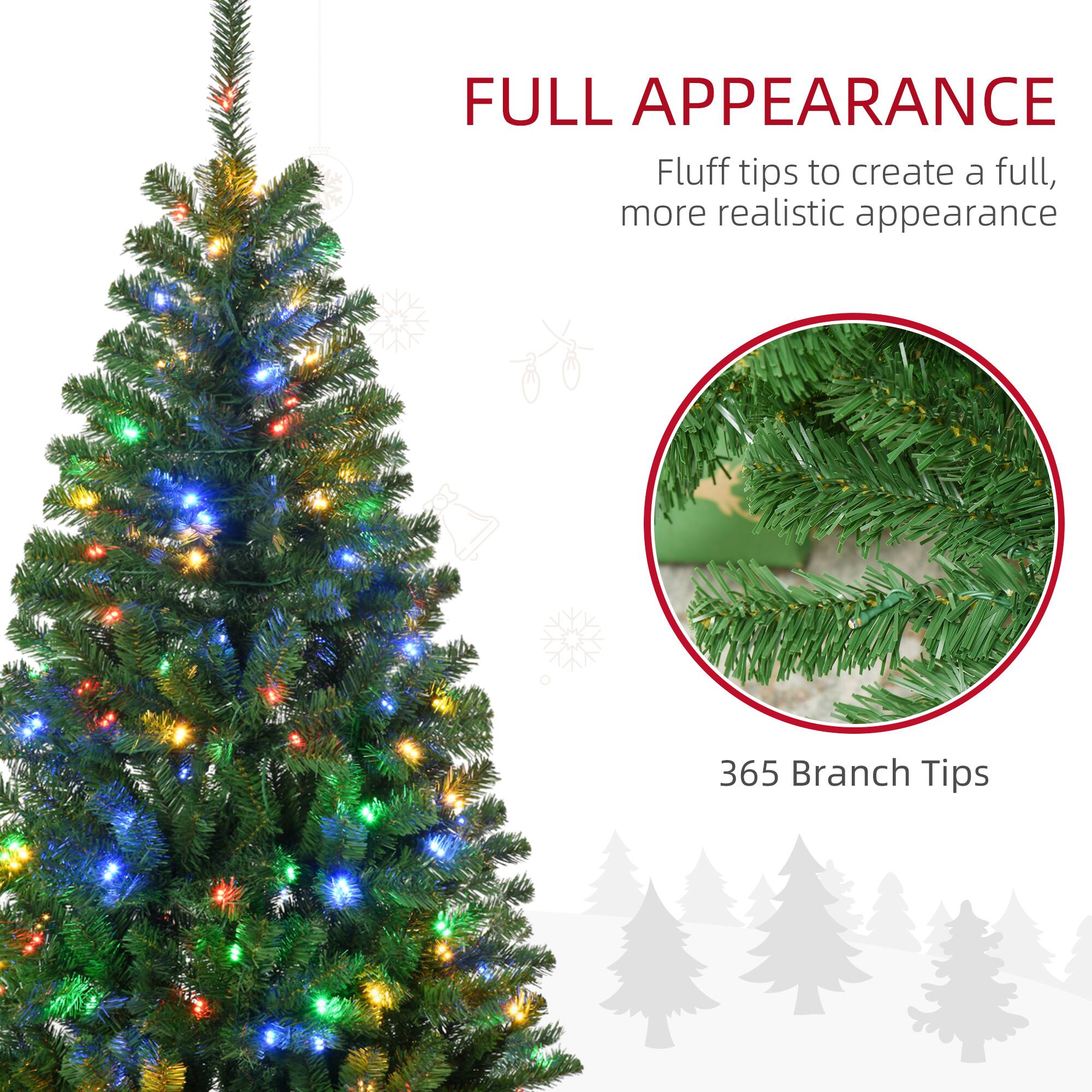 FULL APPEARANCE  
Fluff tips to create a full, more realistic appearance  

365 Branch Tips