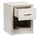 Alt View 12. CorLiving - Newport 1 Drawer Nightstand - White Washed Oak.