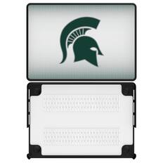 Front. Keyscaper - Michigan State Spartans Linen MacBook Case - Pro 13 in - Multicolor.