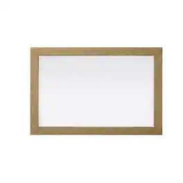Elegant Kitchen and Bath - Noah Wooden Rectangle Mirror 24 x 36 - Linen Oak