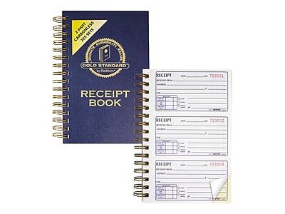 2-PART SETS  
225 CARBONLESS  
GOLD STANDARD by RediTab  

RECEIPT BOOK  

RECEIPT 729001  
RECEIPT 729002  
RECEIPT 729003