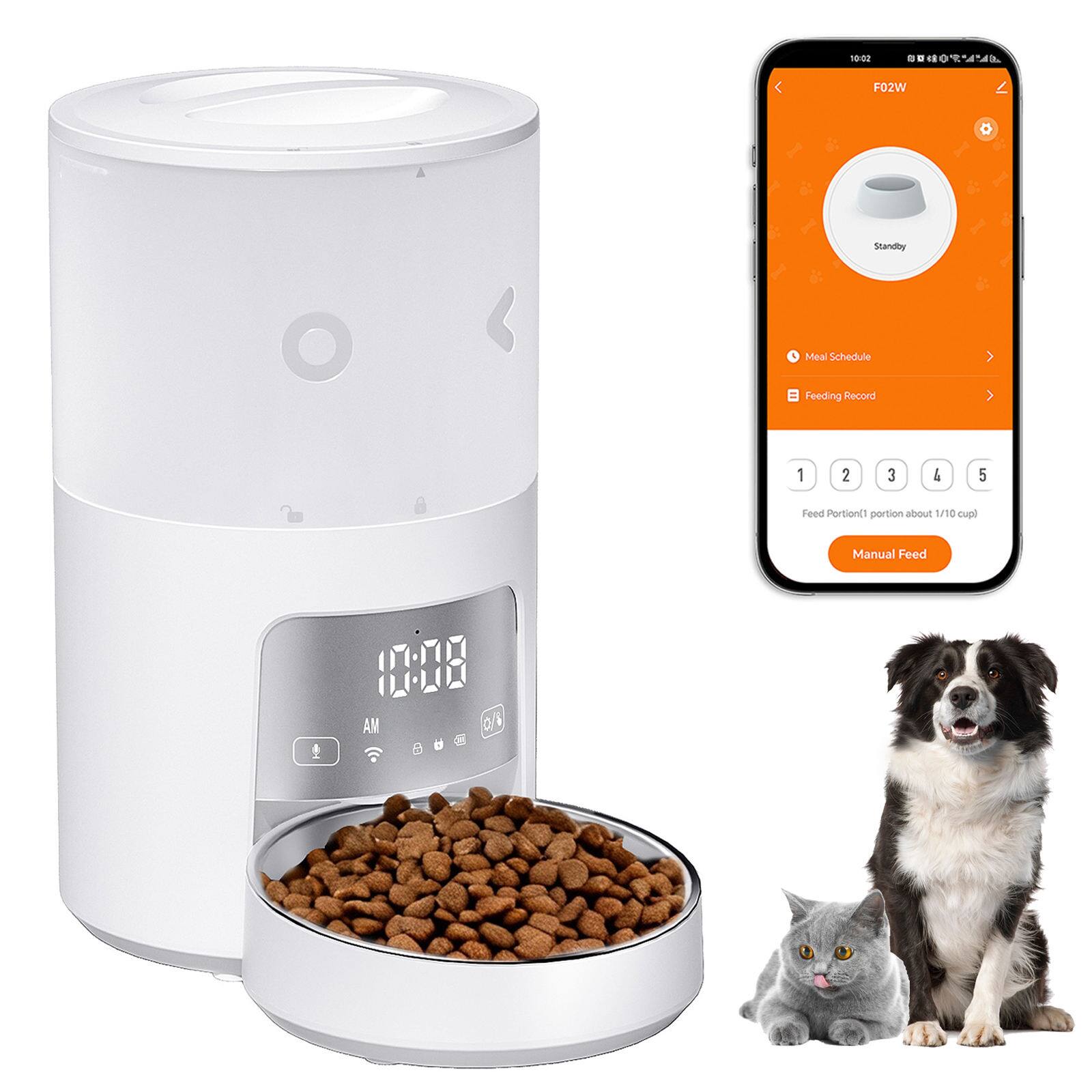 10:00 AM  
FOZW  
Standby  
Meal Schedule  
Feeding Record  
1 2 3 4 5  
Feed Portion (1 portion about 1/10 cup)  
Manual Feed  
10:08 AM  
0/1