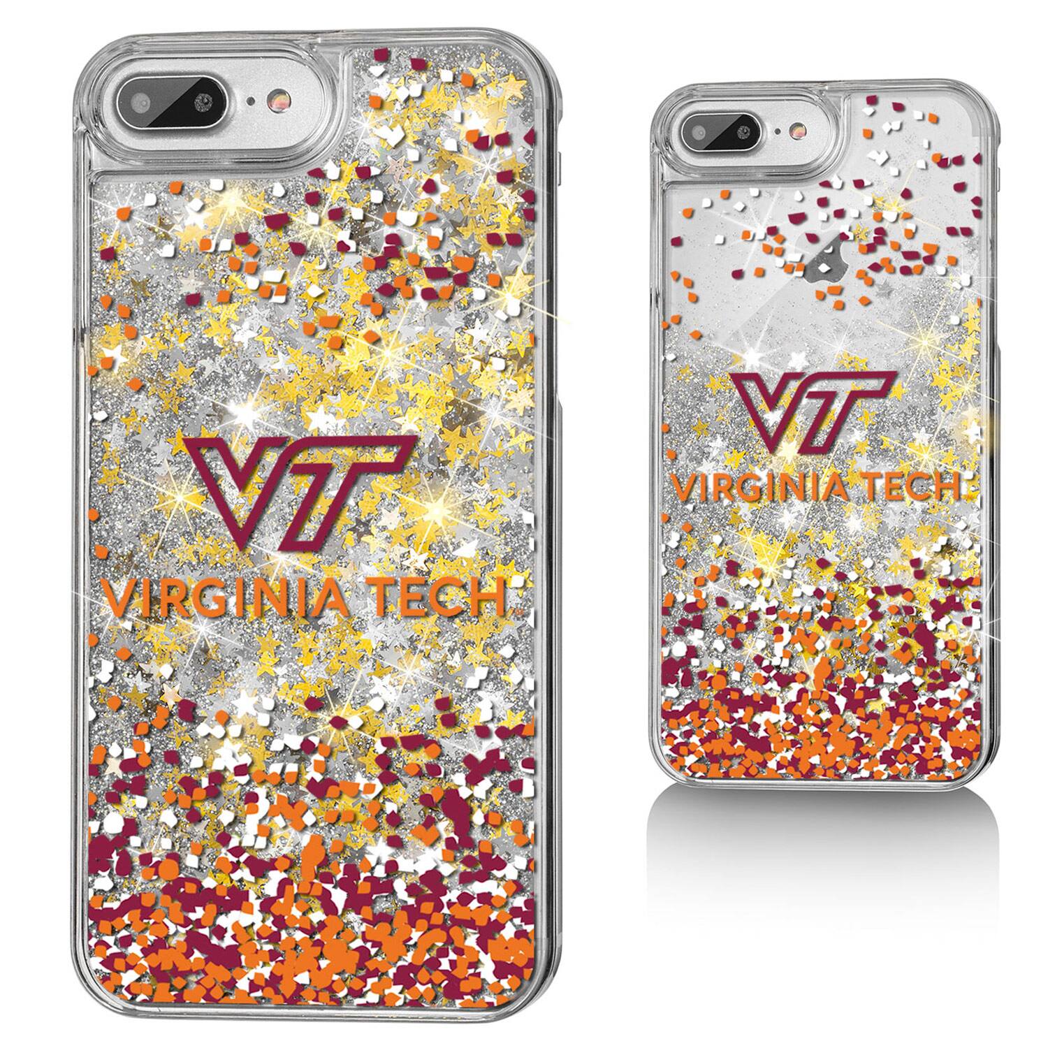 Keyscaper - NCAA - Virginia Tech Hokies iPhone Glitter Confetti Design Case - 14 - Multicolor price history on PriceWatchPro