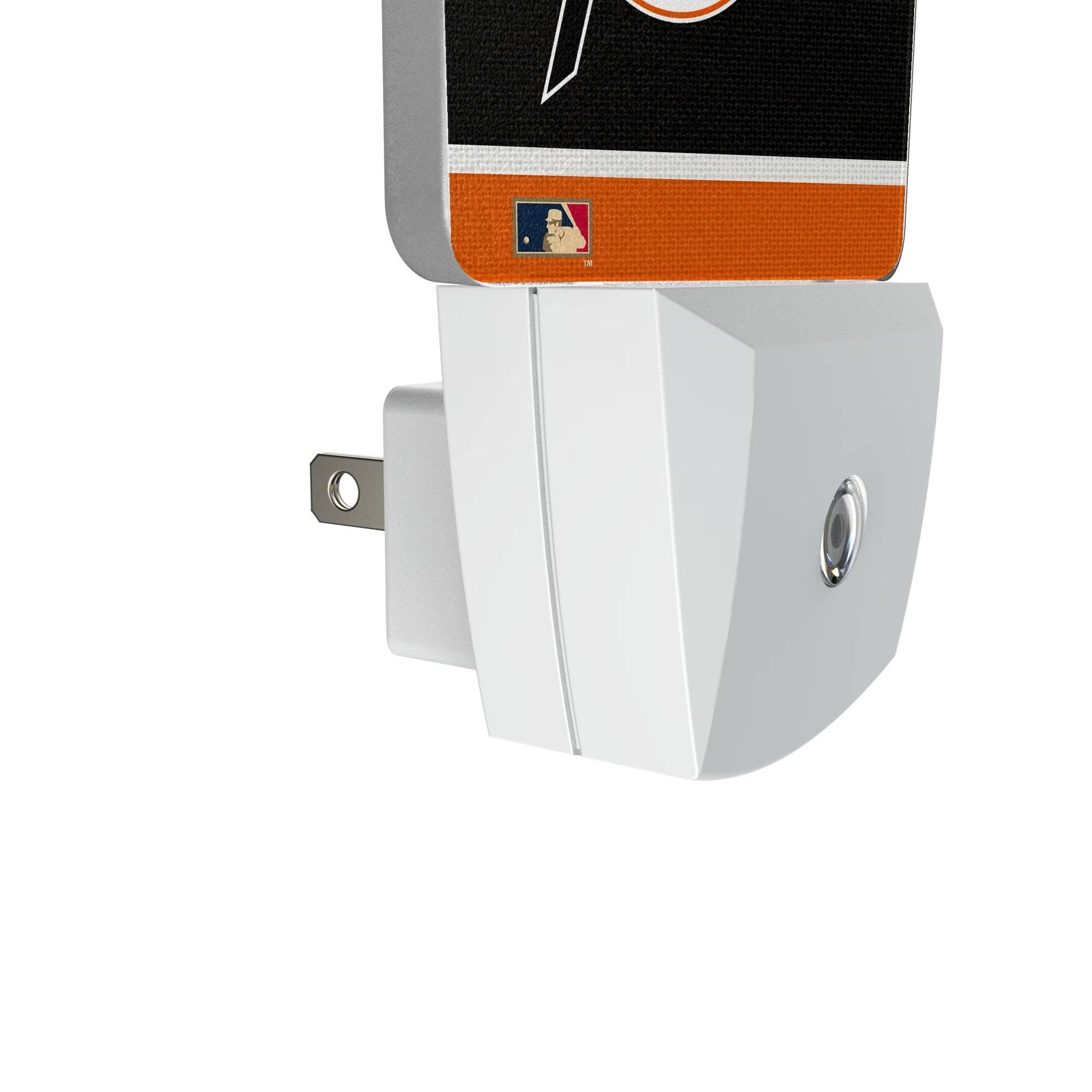 Alt View 2. Keyscaper - San Francisco Giants Alternate Logo Stripe Design Nightlight 2-Pack - Multicolor.