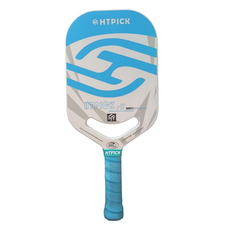 Anysun - Carbon Fiber Pickleball Paddle - 14mm PP Core, UV Matte, Hot Press Molded, Lightweight Pro - Blue
