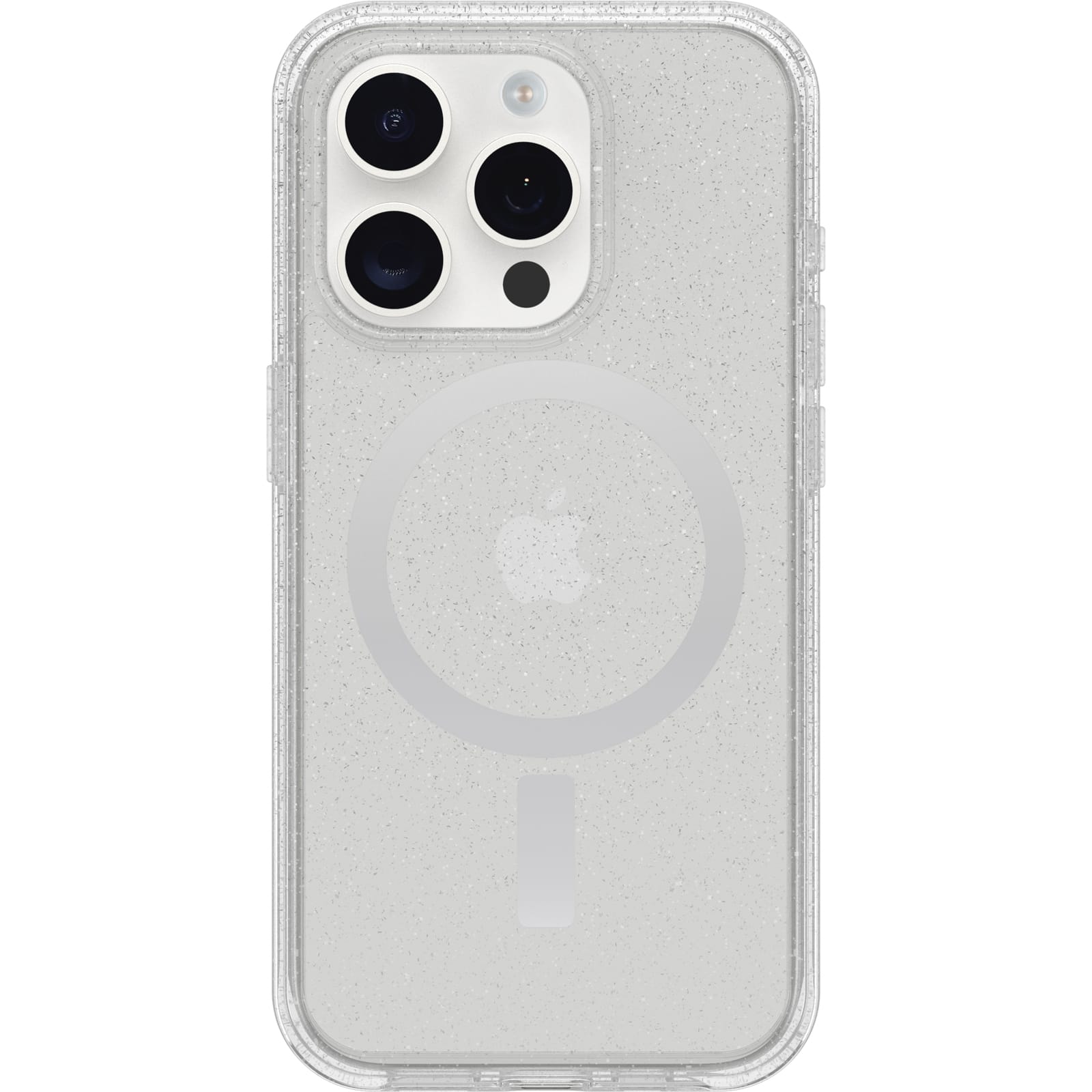 Front. OtterBox - Symmetry Series Hard Shell for MagSafe for Apple iPhone 15 Pro - Stardust.