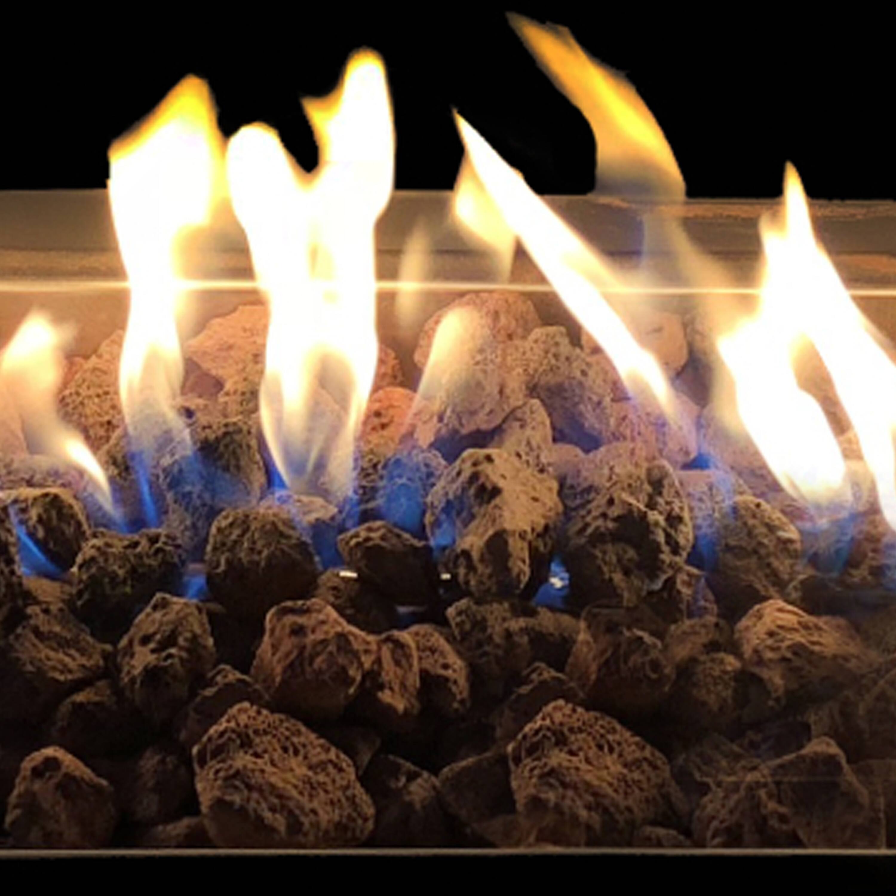 Alt View 2. Mondawe - 25" H x 42" W Steel Propane Outdoor Fire Pit Table with Lid - Gray.