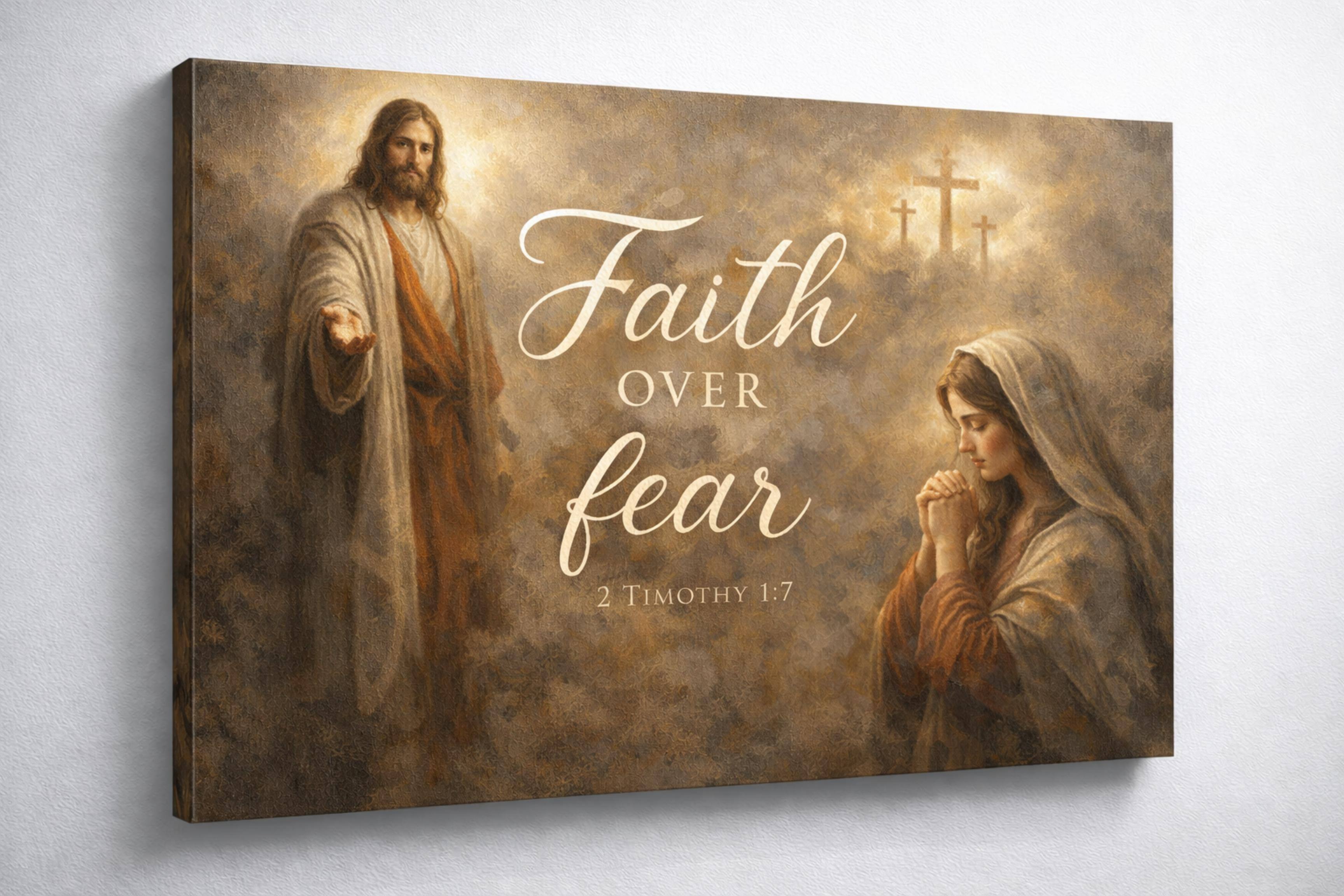 Faith OVER fear  
2 TIMOTHY 1:7