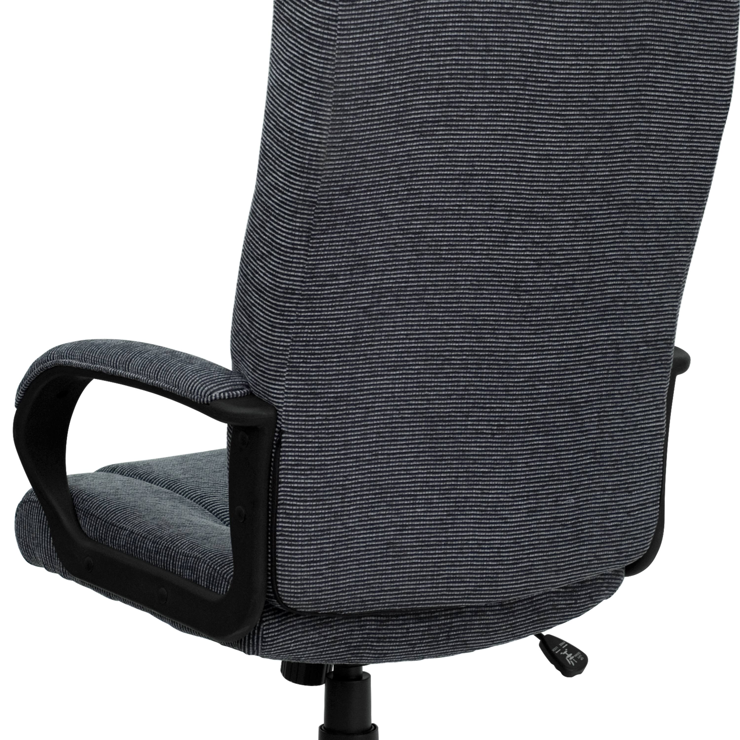 Alt View 9. Emma + Oliver - High Back Fabric Executive Swivel Office Chair with Arms - Gray.