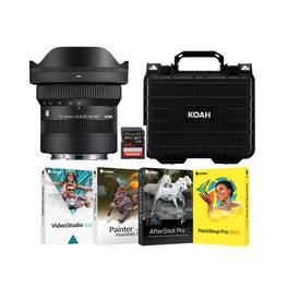 Sigma - 10-18mm F2.8 DC DN Contemporary for Sony E Mount Hard Case Travel Bundle