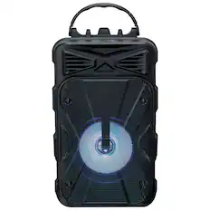 Front. iLive - iLive Tailgate Party Karaoke Speaker Speaker with Microphone and Carry Handle, ISB202B.