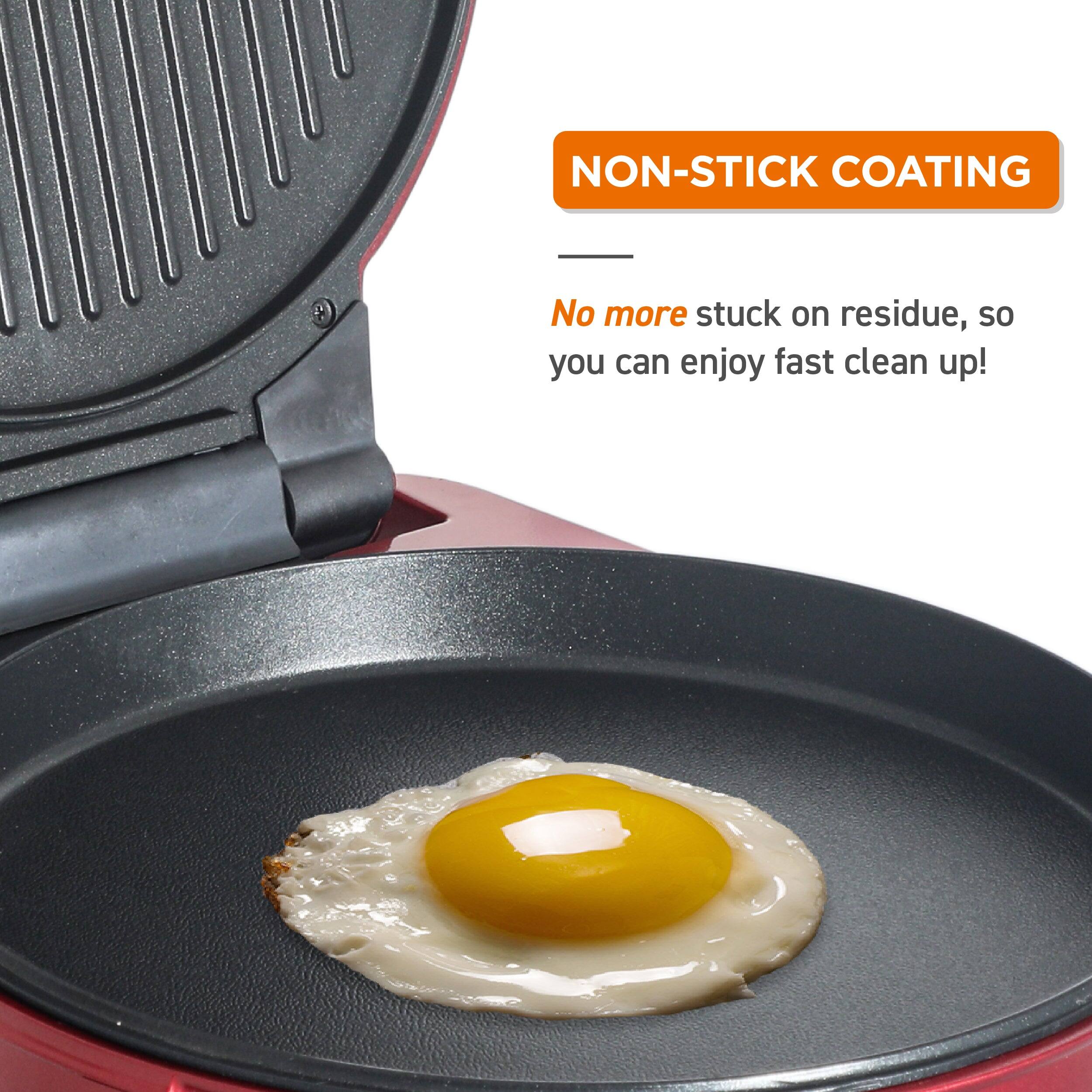 NON-STICK COATING

No more stuck on residue, so you can enjoy fast clean up!