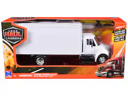 International 4200 Box Truck White "Long Haul Truckers" Series 1/43 Diecast Model by New Ray