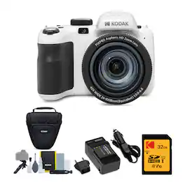 Kodak - PIXPRO AZ425 Astro Zoom Camera with 32GB SD Card and Accessory Kit - White