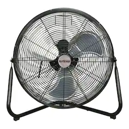 Hurricane - Pro Series 20" High Velocity Heavy Duty Metal Orbital Floor Fan, Black - 20" Pro Orbital Floor Fan