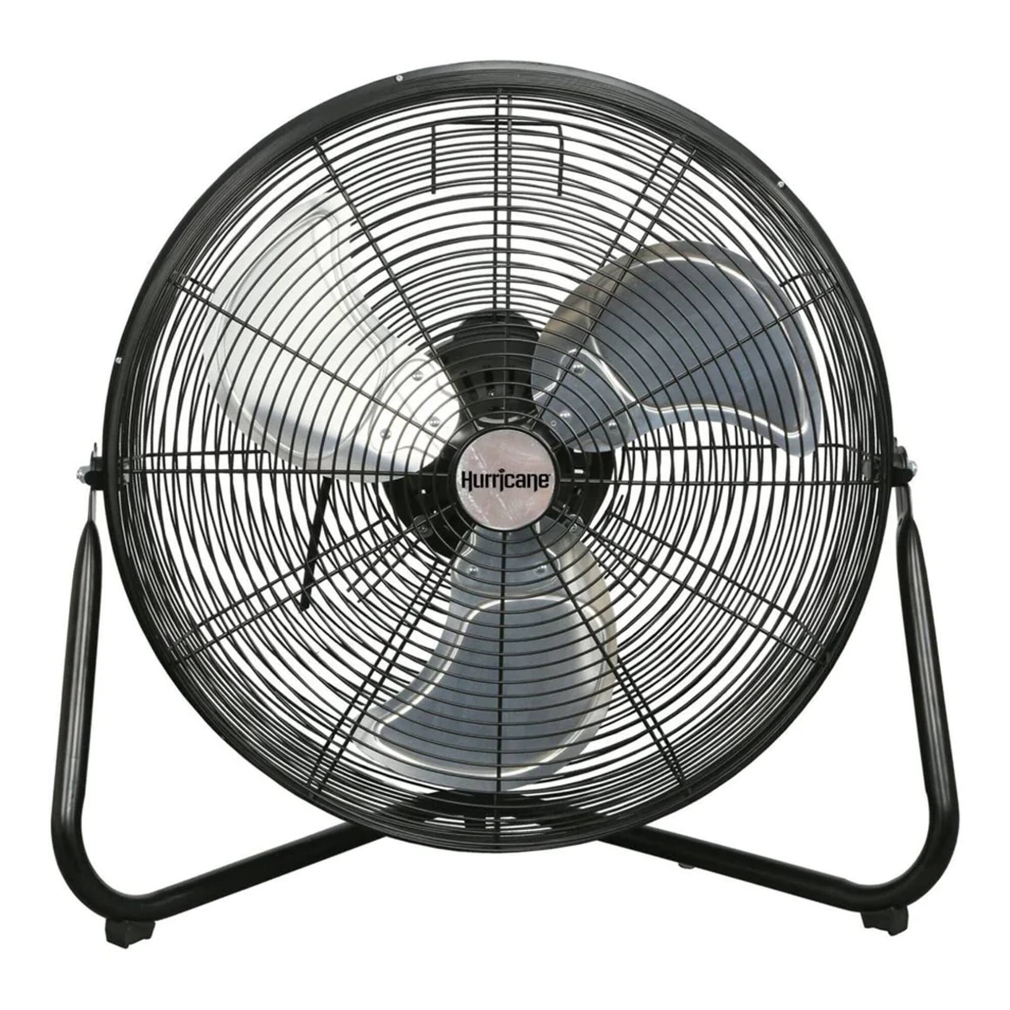 Front. Hurricane - Hurricane Pro Series 20" High Velocity Heavy Duty Metal Orbital Floor Fan, Black - 20" Pro Orbital Floor Fan.