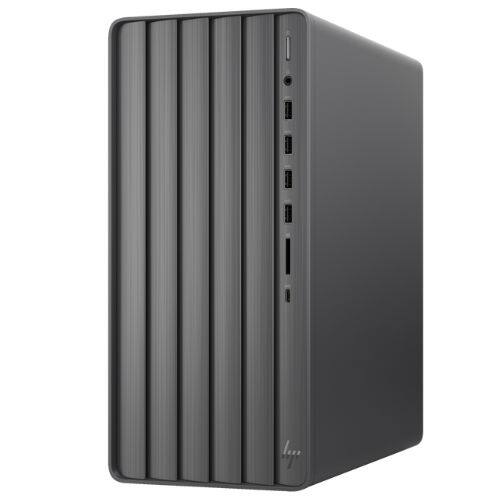 Alt View 2. HP - ENVY TE01-5100T Intel Core i5-14400F 1.8 GHz 16GB DDR4 512GB SSD NVIDIA GeForce RTX 3050 Windows 11 Home Desktop - Black.