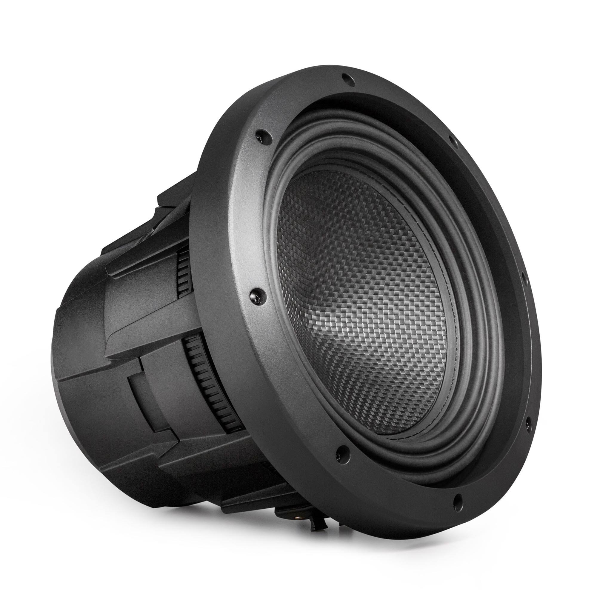 Alt View 2. Alpine - Alpine HDZ-W10 10" Subwoofer | 800W RMS, Dual 4-Ohm Coils, Grille incl. - Black/Gray.