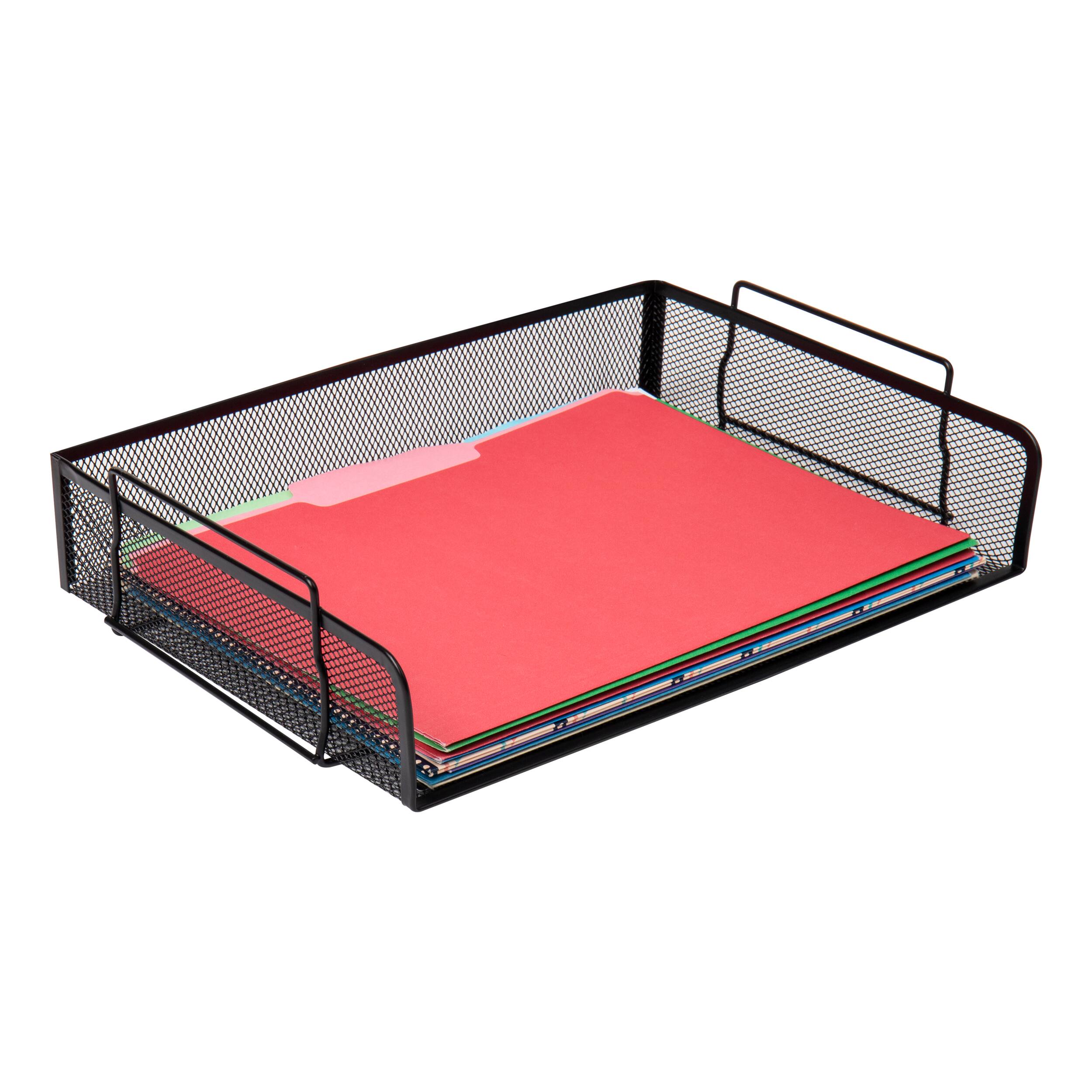 Alt View 13. Mind Reader - 4 Piece Set Stackable Metal - Black.