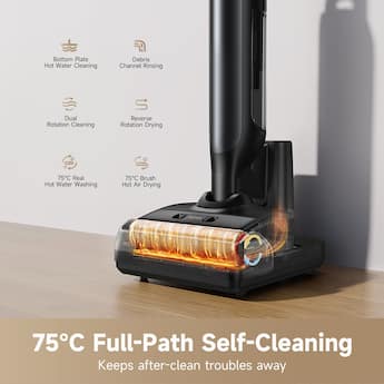MOVA M10 Wet Dry Cordless Mop Vacuum, 18000Pa Suction, 180° Lie MOVA M10 Wet Dry Cordless Mop Vacuum, 18000Pa Suction, 180° Lie