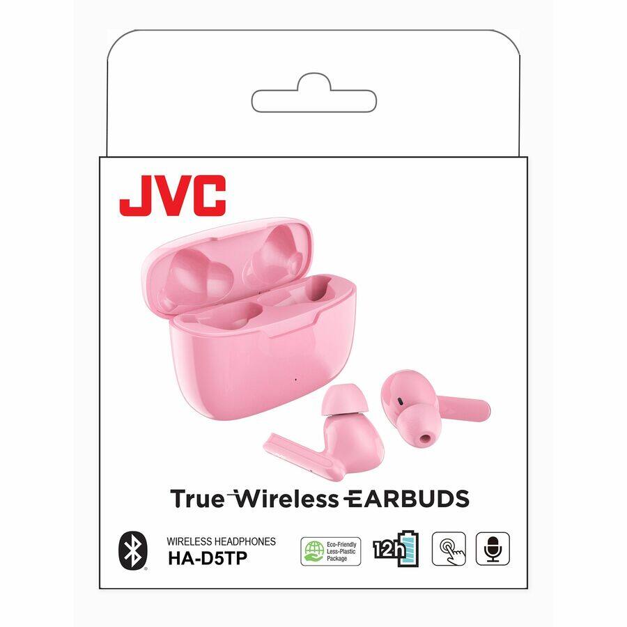 JVC Gumy Mini HA D5TP Earset Stereo True Wireless Bluetooth 20 Hz