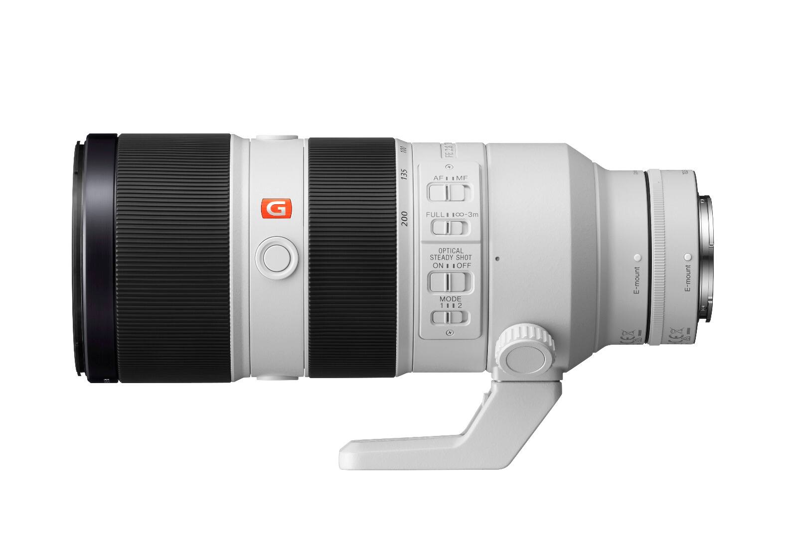 135 FE25 AF: ME I MF G 200 FULL - 100-3m OPTICAL STEADY SHOT ON - I OFF MODE 1112 1 2 E-mount E-mount