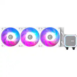 MSI - MAG Coreliquid A13 360 AIO ARGB CPU Liquid Cooler CLA13360WT - White