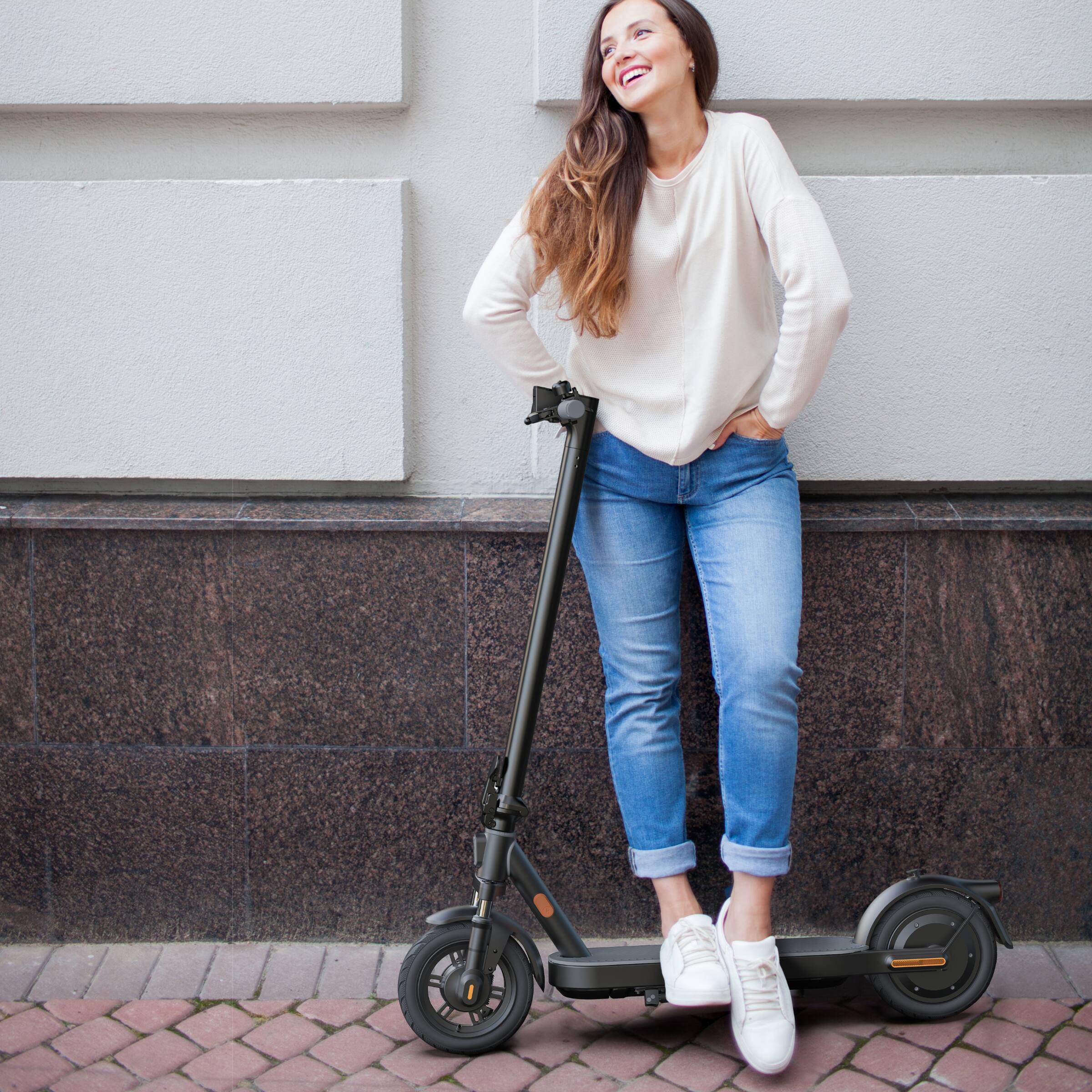 Alt View 7. Aotos - AOTOS Electric Scooter E2A - Black.