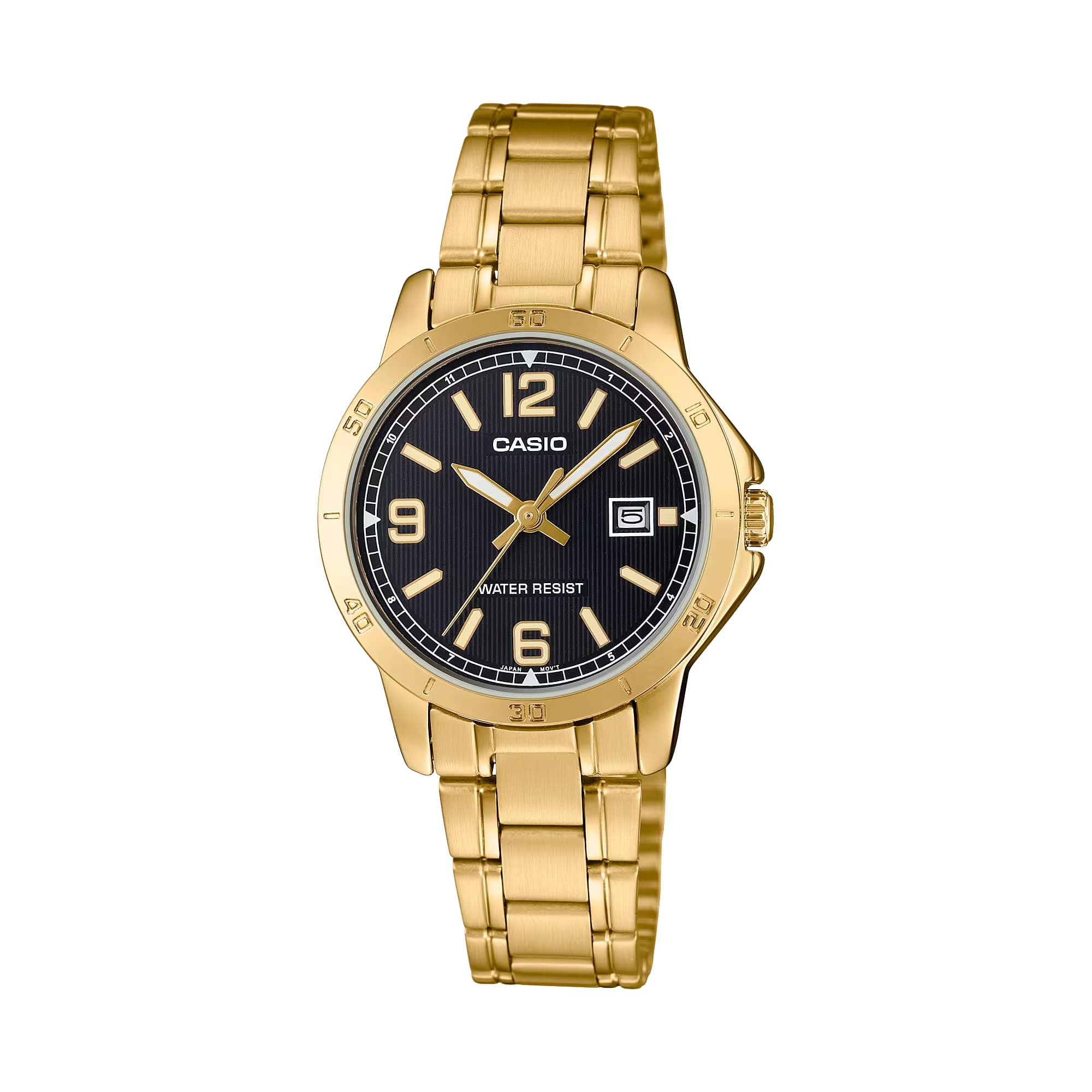 Casio - Women’s Bracelet Analog Watch with Black Dial - LTP-V004G-1BUDF - Gold price history on PriceWatchPro
