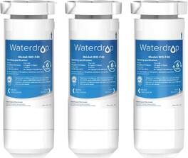 Waterdrop - WD-XWF-3 Refrigerator Water Filter 3-Pack - White
