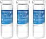 Waterdrop - WD-XWF-3 Refrigerator Water Filter 3-Pack - White