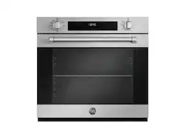 Bertazzoni - 30" Master Series 4.8 Cu. Ft. Single Convection Wall Oven - Stainless Steel